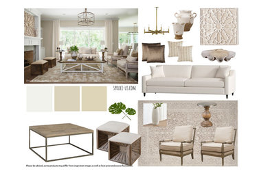Family room - transitional family room idea in Jacksonville