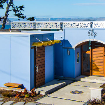 Bay Front Home Entrance