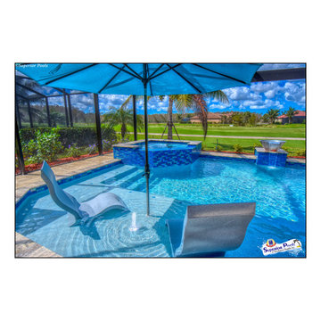 (Anderson) BONITA SPRINGS, FL 34135 Superior Pools Custom Swimming Pool & Spa.