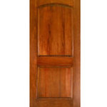 ETO Doors - ETO Doors: Interior Mahogany MA230 Door, 2 Panel Arched, Raised Panel, 32x80x1-3/4 - "The engineered construction of our mahogany interior doors utilizes fused, solid wood pieces that are laminated with a solid 3mm thick clear face for superior appearance and strength. This engineered door offers greater protection against warping, cracking and splitting. Solid core construction provides for a much quieter environment. Our unique integral panel design will not shrink or split and there is no possibility of stile and rail separation. "