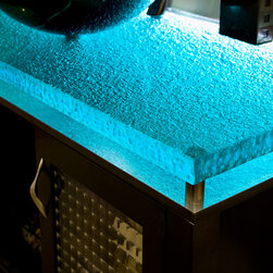 Glass Bathroom Countertop - Vanity Tops And Side Splashes