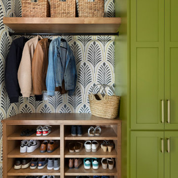 Verde Mudroom & Powder Bath Remodel | Lakeville, MN | White Birch Design