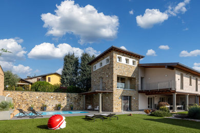 Ispirazione per la facciata di una casa moderna
