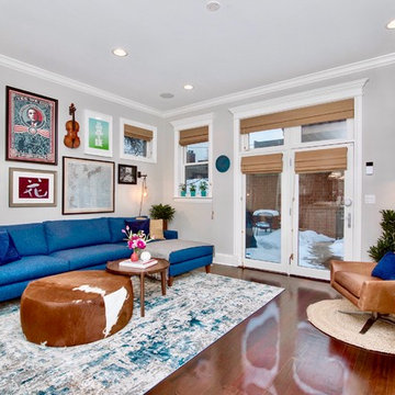 Chicago single family home main floor interior design project