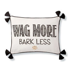 Wag More, Bark Less Pillow - Products