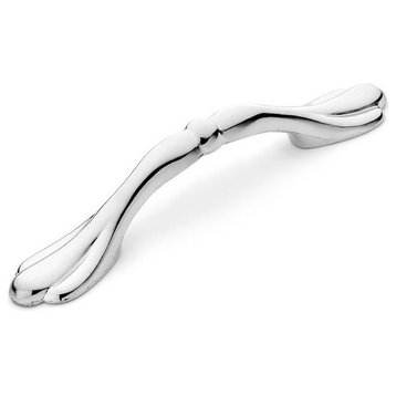 Bow Tie Cabinet Pull, Polished Chrome