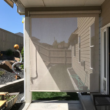 Instant Shade with Retractable Awning and Solar Shade