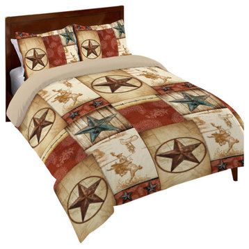 Rodeo Patch Comforter, Queen