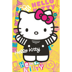 Hello Kitty and Friends - Happiness Overload Wall Poster, 22.375