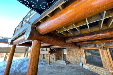 Log Home Deck Restoration