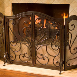 Annette Firescreen Free-standing - Fireplace Screens