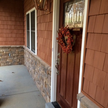 Material supplied for a Craftsman style new construction project