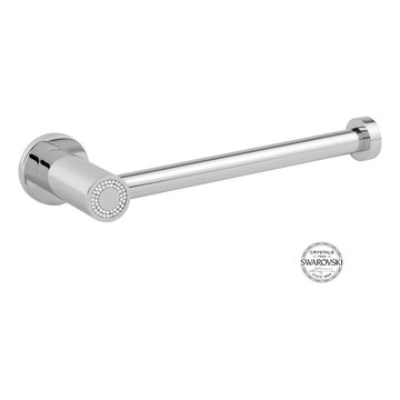 MUSE DIAMOND PAPER HOLDER WITHOUT LID. CHROME