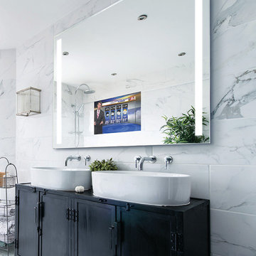 Electric Mirror FUS-156-AV-6036 Fusion with 15" TV 60 x 36 x 1.75 Mirror TV