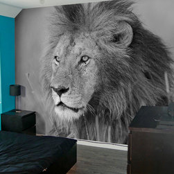 Lion Mural for Bedroom - Wallpaper