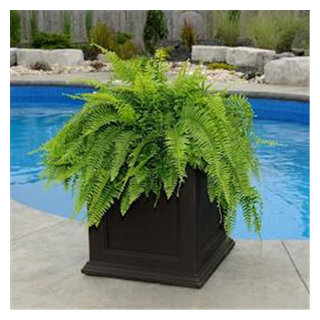 Mayne Fairfield Tall Planter - Espresso