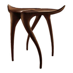 Paco Camus Viperus side table. Solid American Walnut - Side Tables And End Tables