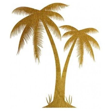 "Golden Palm" Print, 9"x12"