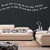 The More You Read Vinyl Wall Decal c010, Blue, 8 in.