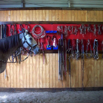 horse bridle gear storage | Pegboard Ideas | Pinterest
