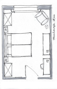 Auf der Suche nach der optimalen Raumaufteilung im Schlafzimmer