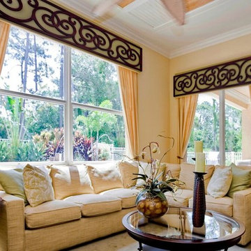 Faux Iron Cornices