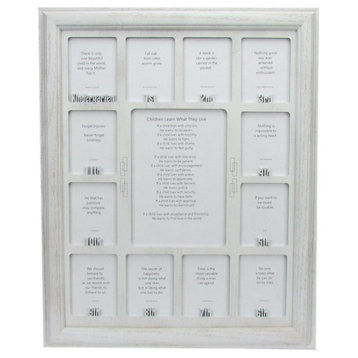 School Years Picture Frame White Frame and White Insert