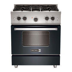 Big Chill Pro Range in Slate Blue - Gas Ranges And Electric Ranges