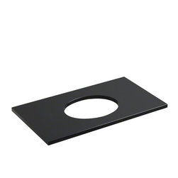 Kallista Black Granite Glamour by Barbara Barry Pre-cut Granite Top - Bathroom Vanities And Sink Consoles