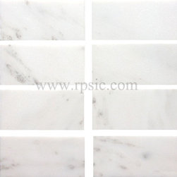 LSW-03L LOOSE SUBWAY VENATO WHITE 3X6 - Mosaic Tile