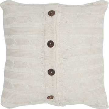 Quilted Pillow - Cream