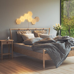 Nanoleaf Elements Wood Look Starter Kit (7 Pack) - Home Electronics