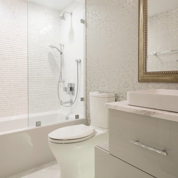 Contemporary Chic Guest Bathroom