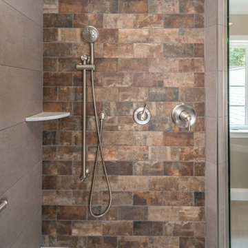 Alexandria Aging In Place Master Bath Remodel with Closet Organization