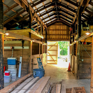 Home fitness wishes transforms an unused Horse Barn/Stables
