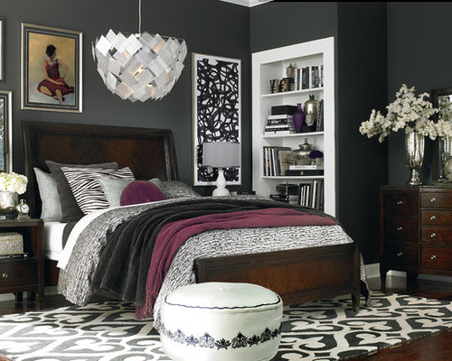 Gray Walls Brown Furniture | Houzz