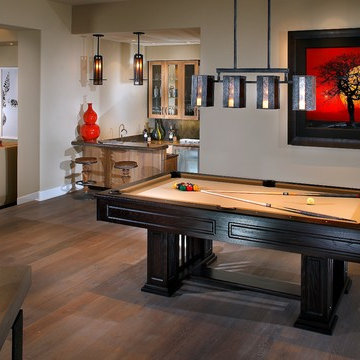 Ebony Finish Game Room