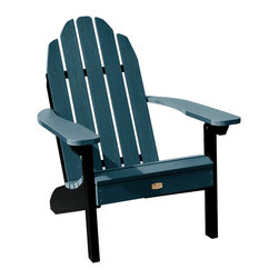 ELK OUTDOORS - The Essential Adirondack Chair, Black and Blue - Adirondack Chairs