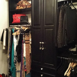 Black traditional wood closets - Products