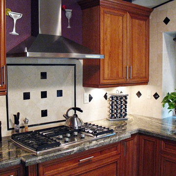 Wine Lover's Cherrywood Kitchen