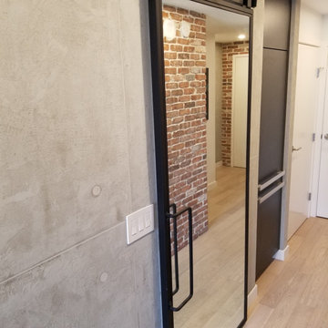Transforming Vancouver Home with Concrete-Look Course Grey Venetian Plaster