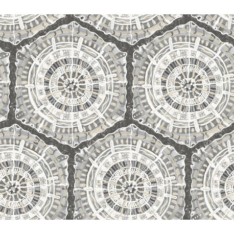 Charcoal Harmony Peel & Stick Wallpaper Bolt