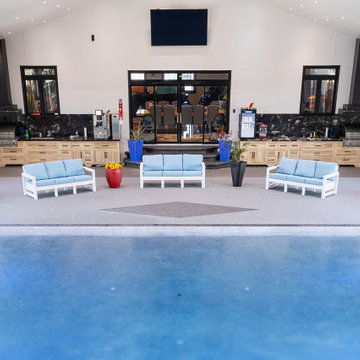 Huge Indoor Pool for Double the Fun