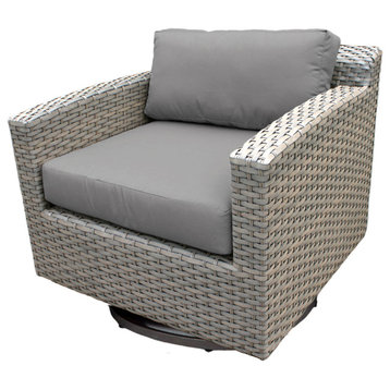 Florence Swivel Chair Grey