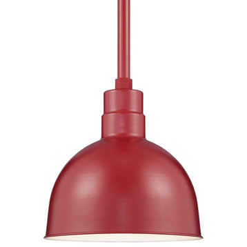Millennium Lighting RDBS12 R Series 1 Light 12"W Outdoor Dome - Red