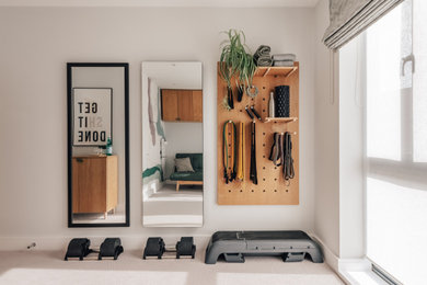 Inspiration for an eclectic home gym in Other.