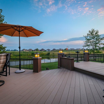 Azek low maintenance deck addition