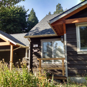 Cedar Siding and Gable End and Bracing