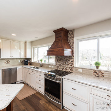 Oatmeal Glaze Major Kitchen Remodel