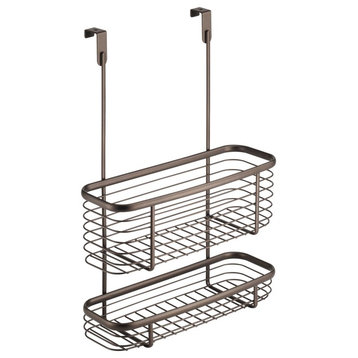 iDesign Axis Over the Cabinet Basket, Bronze